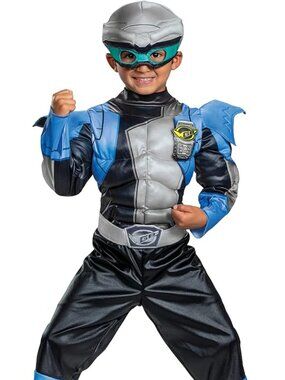 NWT Power Rangers Silver Ranger Beast Morphers Costume 2T